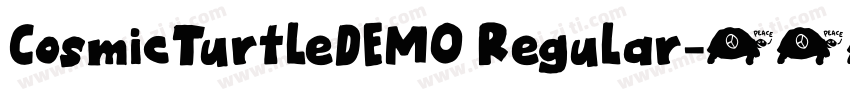 CosmicTurtleDEMO Regular字体转换